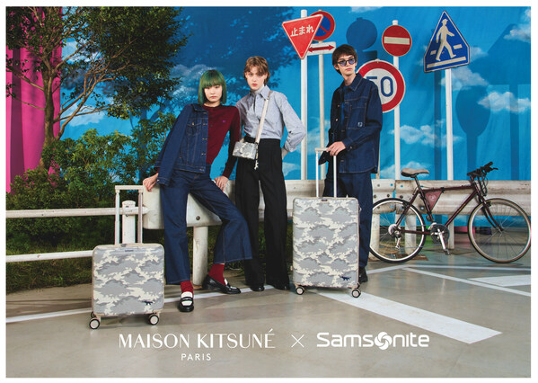 Portrait Maison Kitsune x Samsonite KV 1 BBOnHw Maison Kitsuné x Samsonite: An exclusive collection that celebrates wanderlust in style