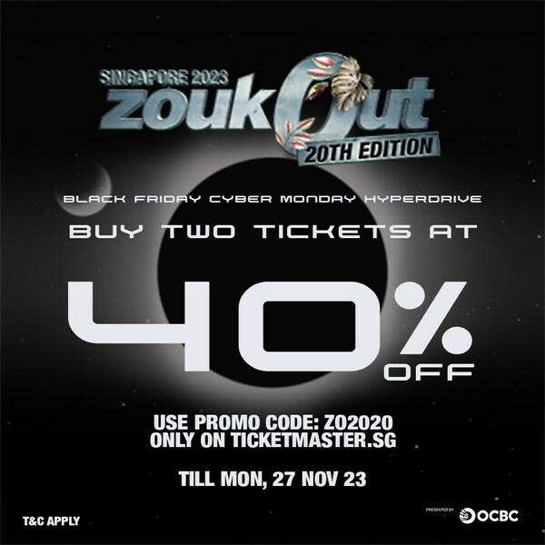image 5030197 42942474 f3LwQN Your Last Hurrah! Get Two ZoukOut 2023 Tickets at a discount this Black Friday & Cyber Monday!