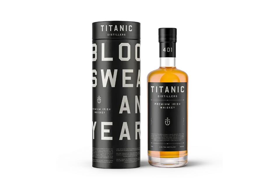 titanic premium irish whiskey whisky