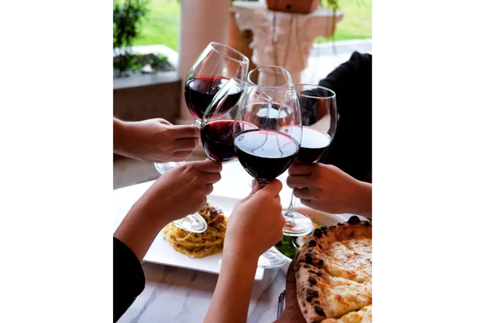 parmigiano ristorante review pizzeria red wine cheers