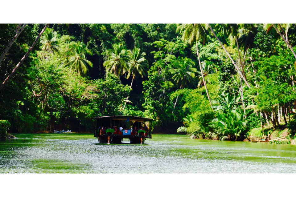 bohol review loboc river cruise boats