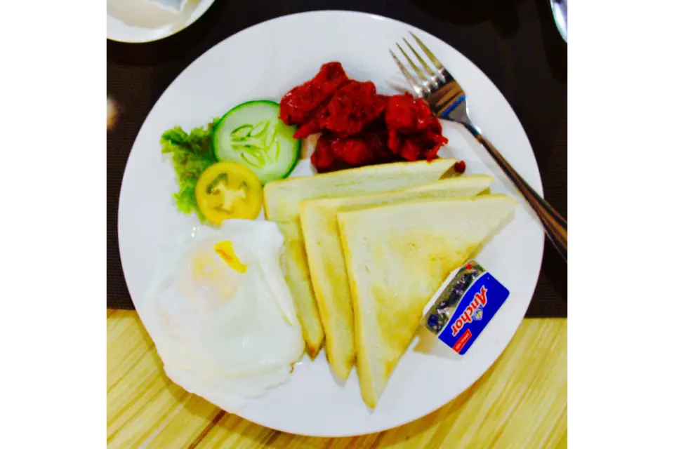 bohol review tocino breakfast