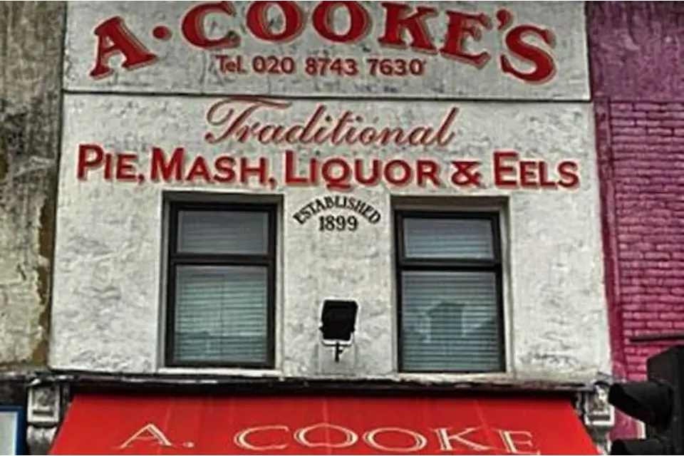 A Cooke Pie and Mash Restaurant