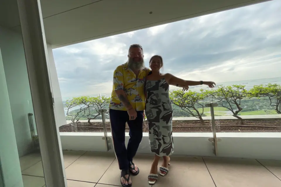 marina bay sands review balcony