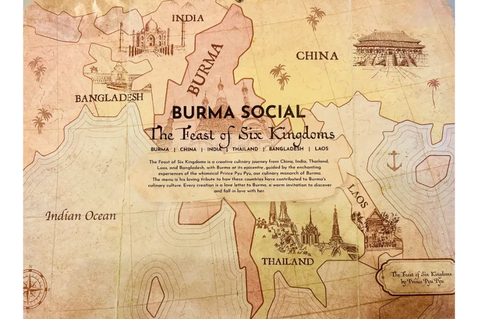 burma social review siglap menu