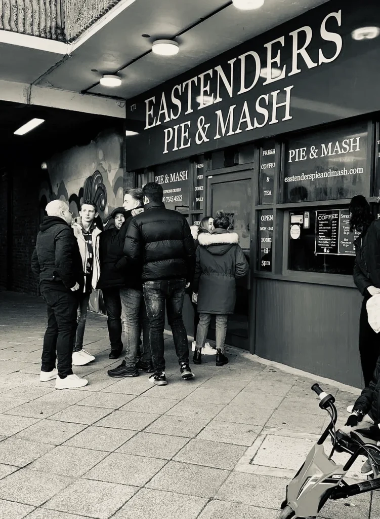 eastenders pie and mash