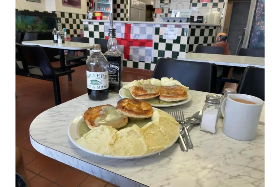 millers pie and mash