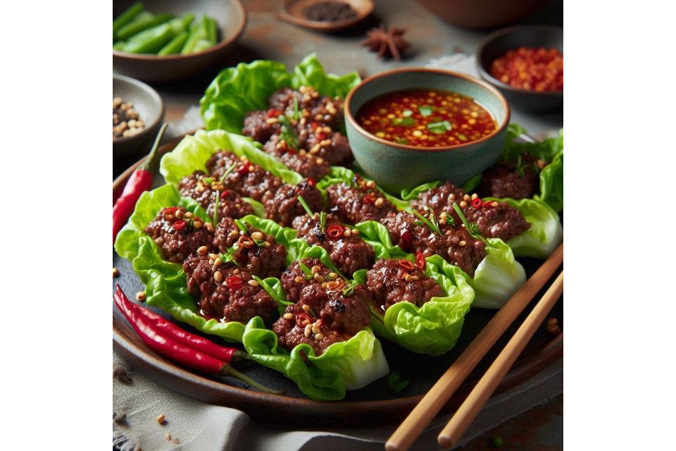 wagyu ground beef recipe lettuce wraps