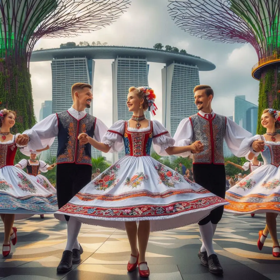 hungarian month singapore folk dancers