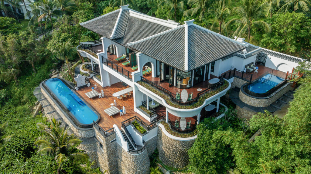 4-Bedroom-Pool-Villa-Aerial-Intercontinental-Danang