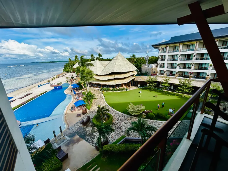 bellevue resort review philippines hotel view from balcony