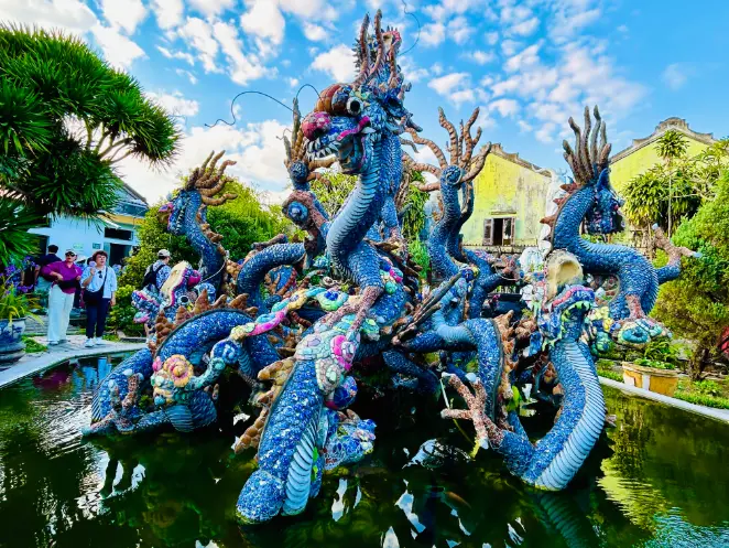 what to do in hoi an chinese temple water dragon hydra