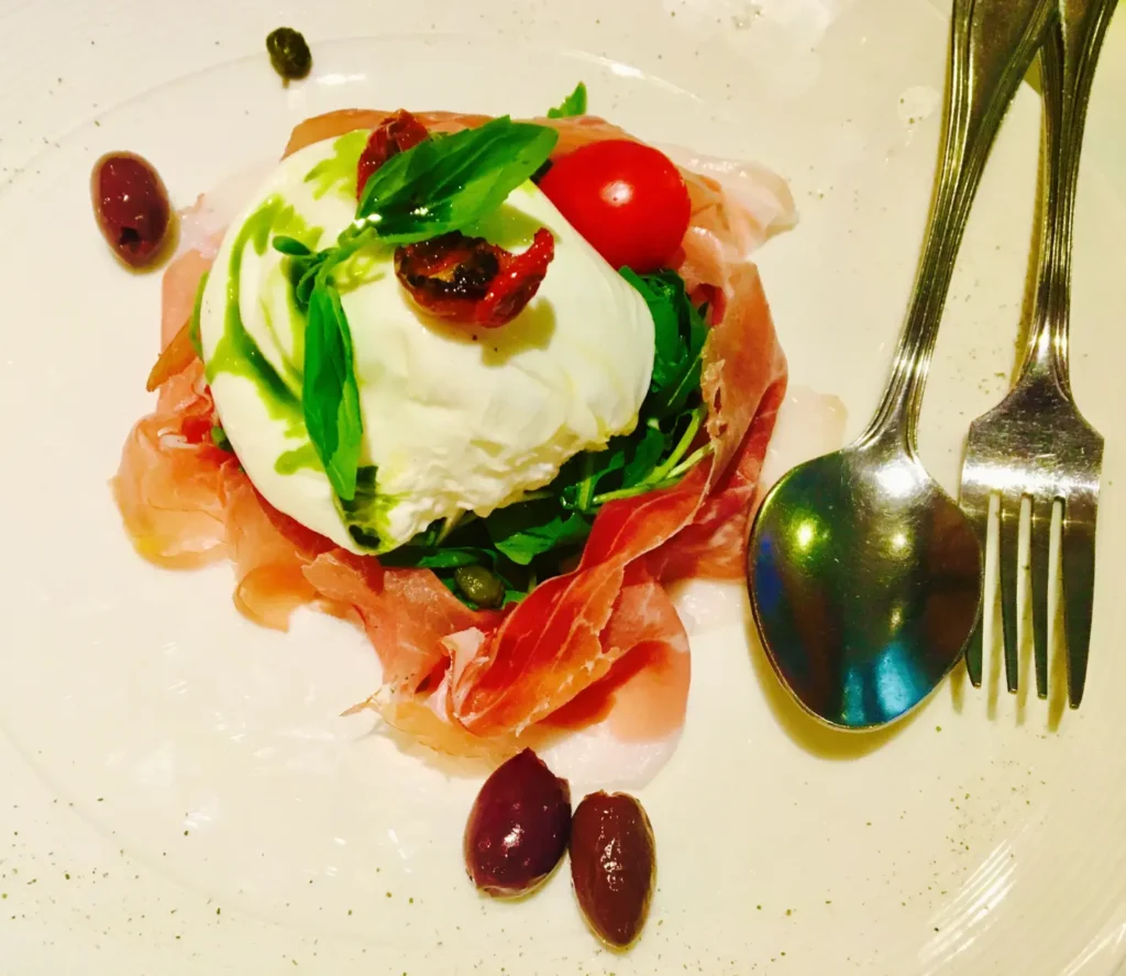 Etna review best italian on east coast burratta and jamon