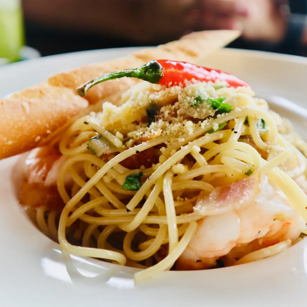 changi sea gril review aglio olio