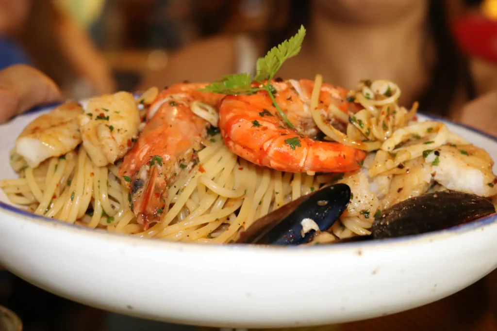 spize halal restaurant review seafood pasta