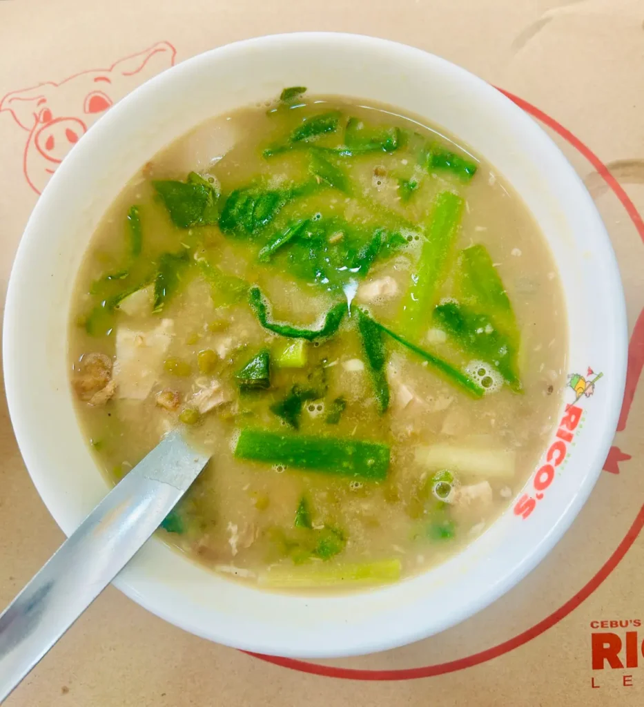 rico's lechon review best in cebu city - pork soup with beans