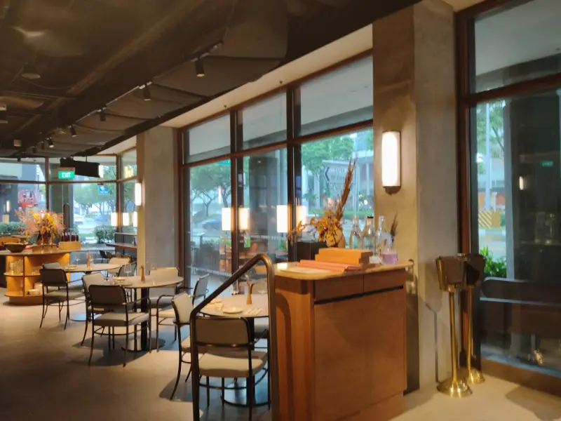 Split level design inside Kee’s Restaurant