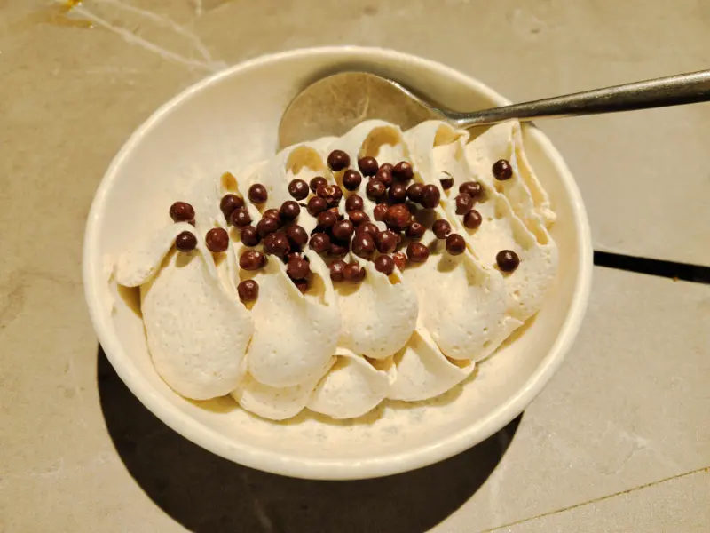 Butterscotch Sauce and Ginger Chantilly