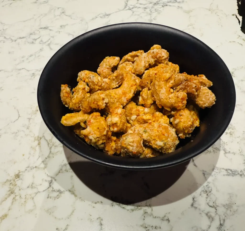 chifa restaurant review peruvian-chinese on sentosa. spicy cashews