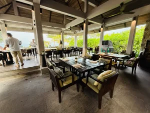 sea fire salt restaurant review anantara resort interior