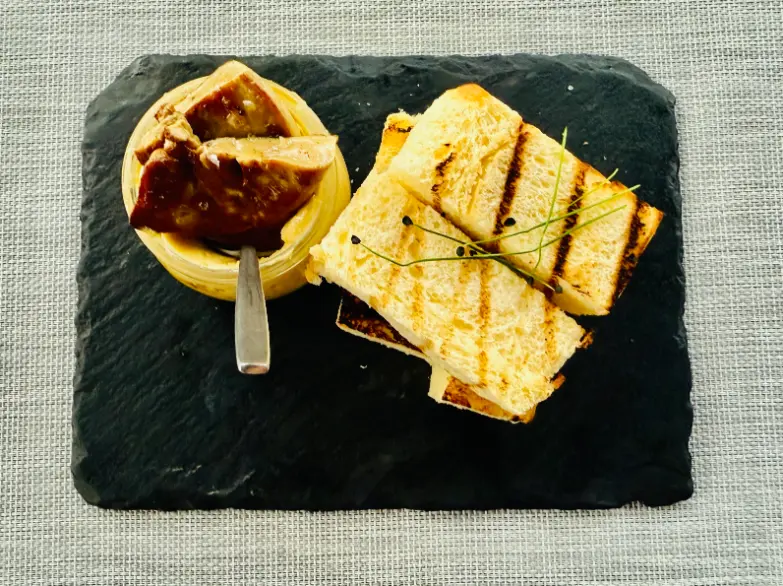 sea fire salt restaurant review anantara resort truffle foie gras
