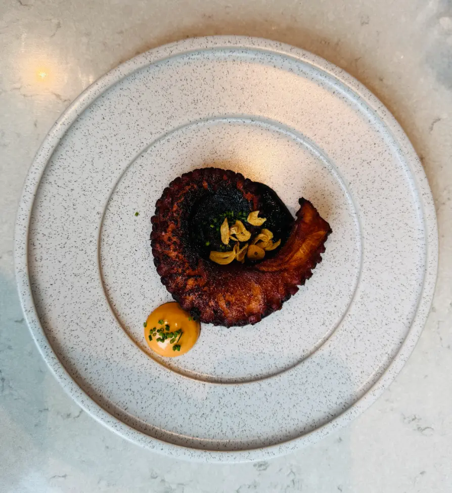 skirt restaurant review w hotel sentosa chargrilled octopus