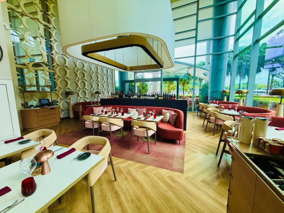 skirt restaurant review w hotel sentosa interior