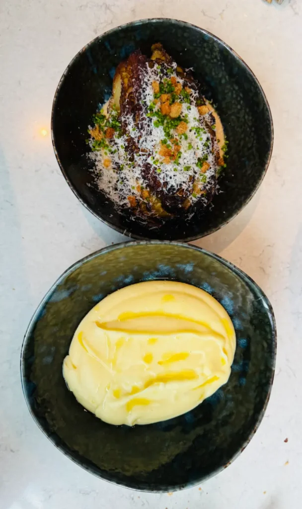 skirt restaurant review w hotel sentosa smoked mash chargrilled cabbage