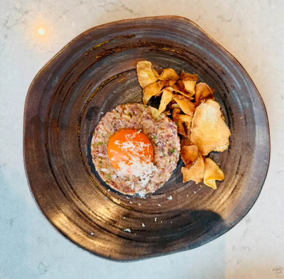 skirt restaurant review w hotel sentosa steak tartare