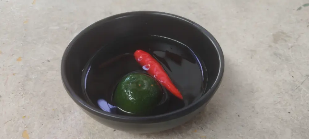 Homemade chilli vinegar sauce