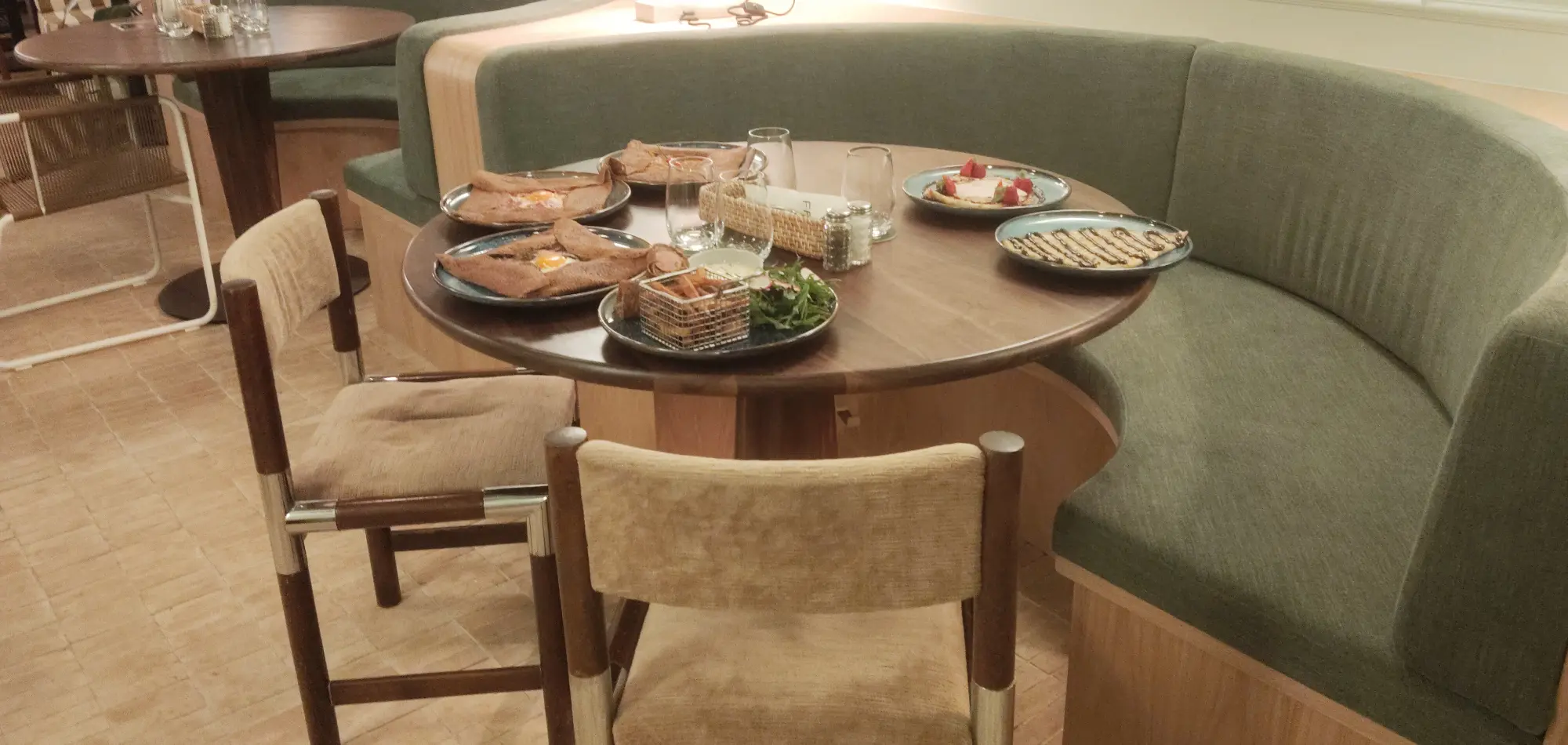 French Fold Great World Review 4 French Fold Great World Review Booth seating at French Fold Great World