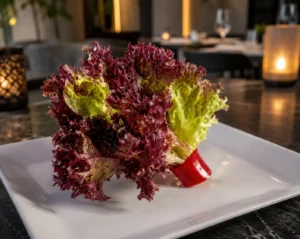 Sides & Starters 102 Sides & Starters a cool lettuce garnish